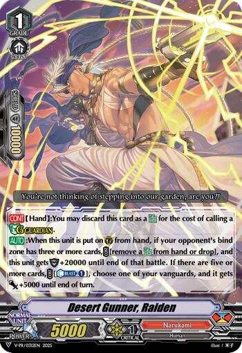 Desert Gunner, Raiden (V-PR/0312EN) [V Promo Cards] | Total Play