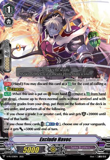 Exclude Havoc (V-PR/0311EN) [V Promo Cards] | Total Play