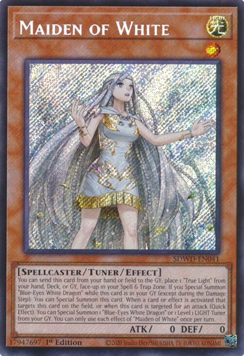 Maiden of White (Secret Rare) [SDWD-EN041] Secret Rare | Total Play