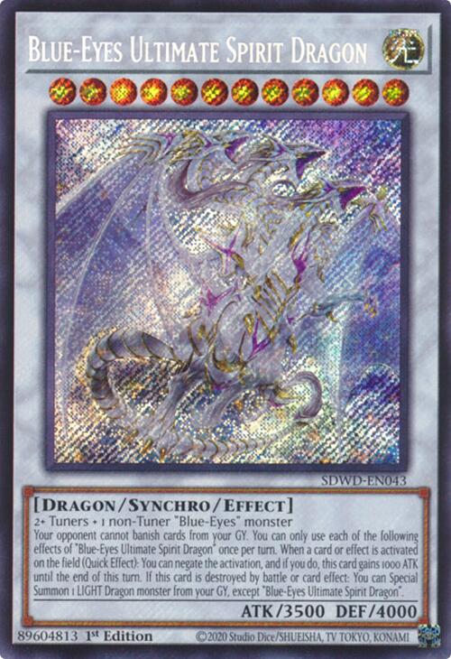 Blue-Eyes Ultimate Spirit Dragon (Secret Rare) [SDWD-EN043] Secret Rare | Total Play