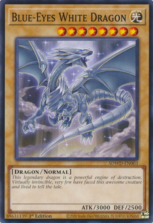 Blue-Eyes White Dragon [SDWD-EN003] Common | Total Play