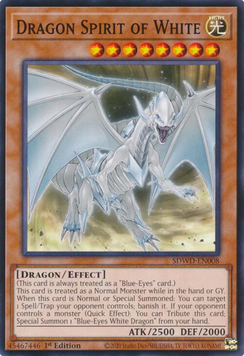 Dragon Spirit of White [SDWD-EN008] Common | Total Play