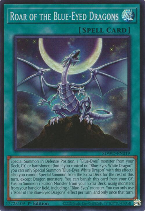 Roar of the Blue-Eyed Dragons [SDWD-EN019] Super Rare | Total Play