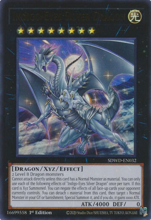 Indigo-Eyes Silver Dragon [SDWD-EN032] Ultra Rare | Total Play