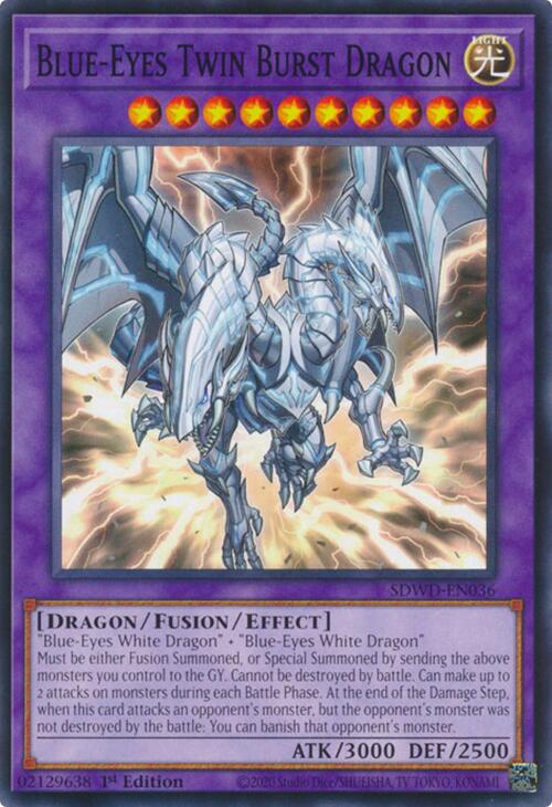 Blue-Eyes Twin Burst Dragon [SDWD-EN036] Common | Total Play