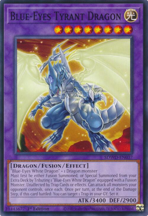 Blue-Eyes Tyrant Dragon [SDWD-EN037] Common | Total Play