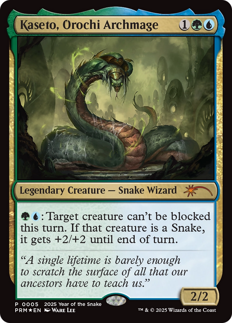 Kaseto, Orochi Archmage (Year of the Snake 2025) [Standard Showdown Promos] | Total Play