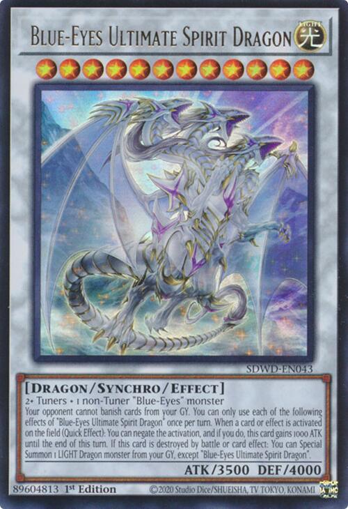 Blue-Eyes Ultimate Spirit Dragon [SDWD-EN043] Ultra Rare | Total Play
