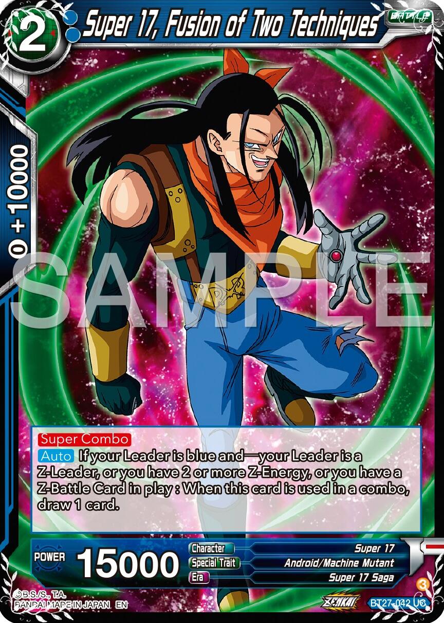 Super 17, Fusion of Two Techniques (BT27-042) [History of Z] | Total Play