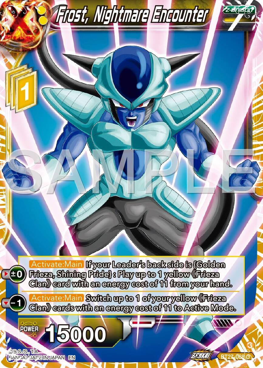 Frost, Nightmare Encounter (BT27-068) [History of Z] | Total Play