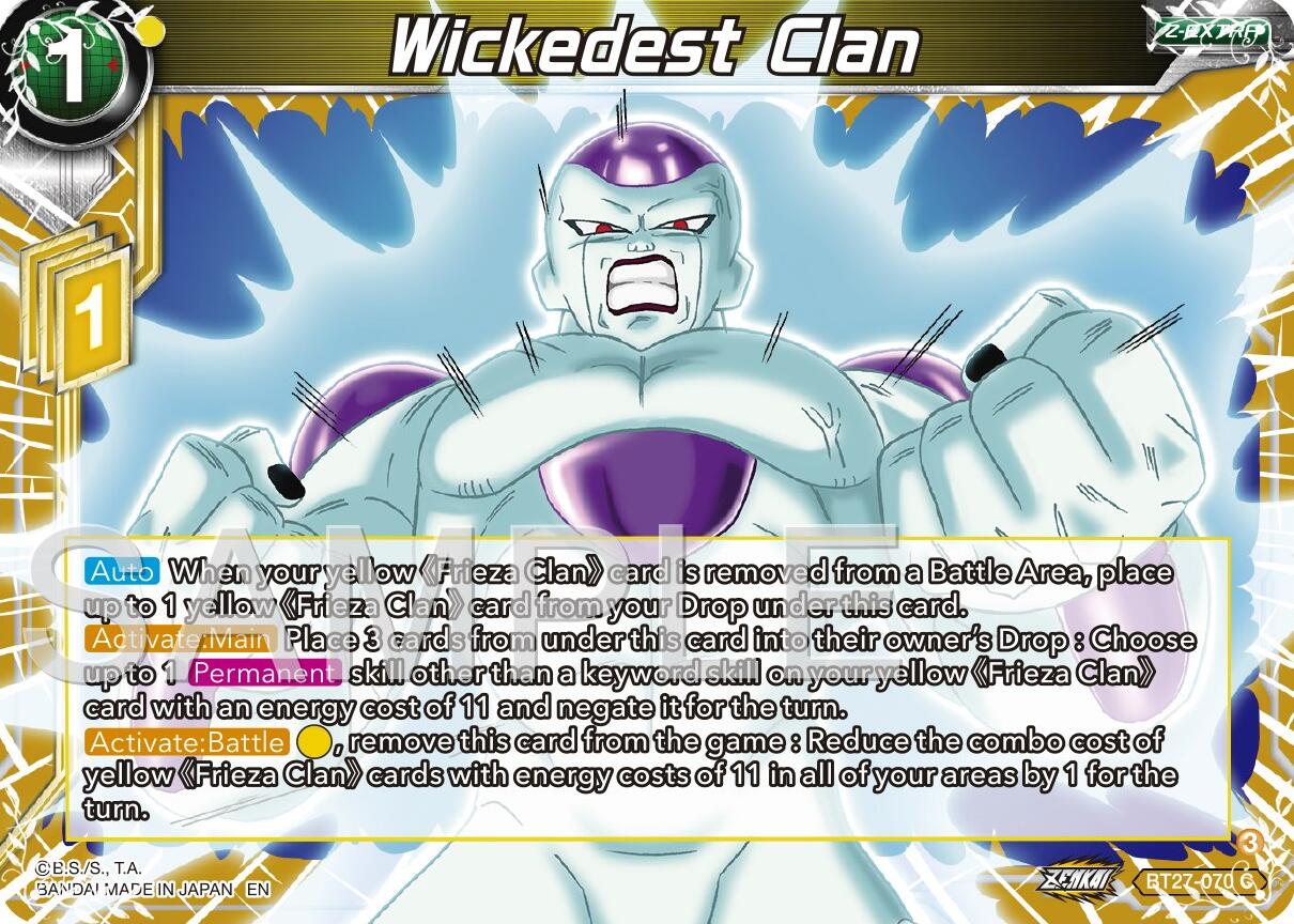 Wickedest Clan (BT27-070) [History of Z] | Total Play