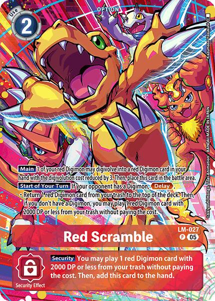 Red Scramble [LM-027] (Alternate Art) [Starter Deck: Protector of Light] | Total Play