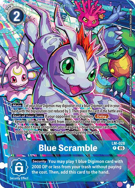 Blue Scramble [LM-028] (Alternate Art) [Starter Deck: Protector of Light] | Total Play