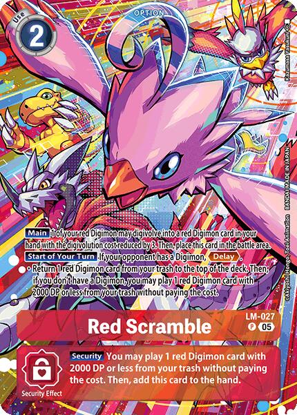 Red Scramble [LM-027] (Alternate Art) [Starter Deck: Hero of Hope] | Total Play
