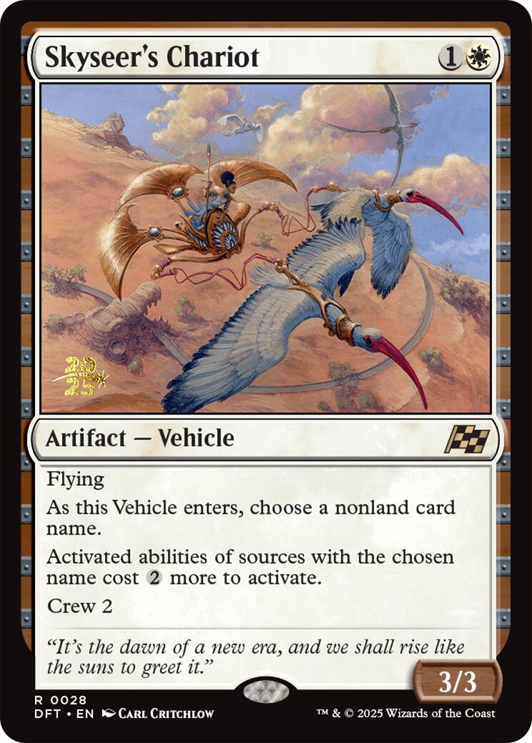 Skyseer's Chariot [Aetherdrift Prerelease Promos] | Total Play