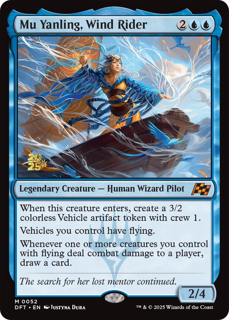 Mu Yanling, Wind Rider [Aetherdrift Prerelease Promos] | Total Play