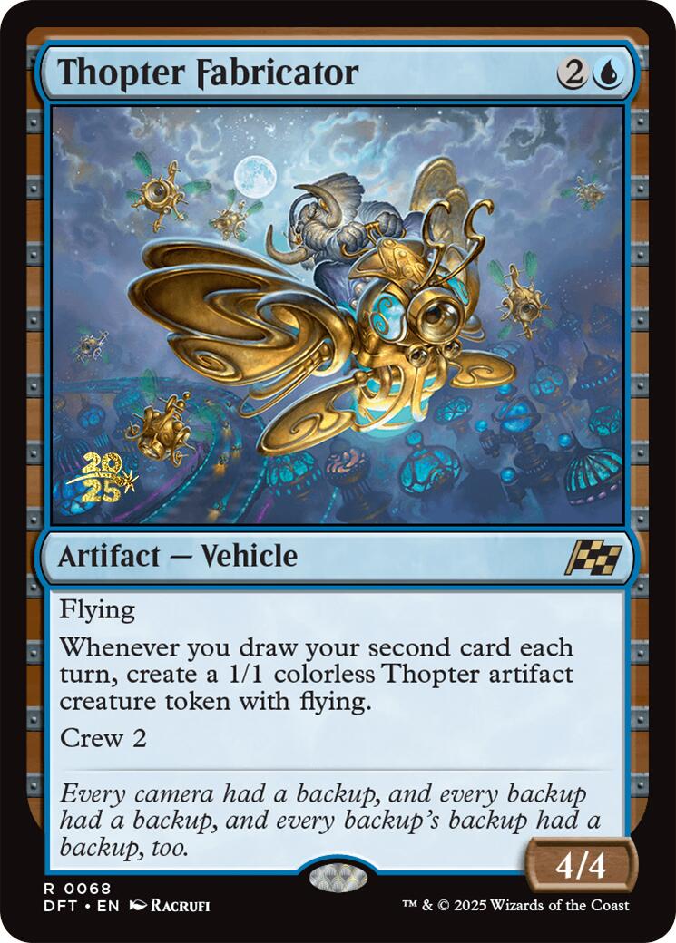 Thopter Fabricator [Aetherdrift Prerelease Promos] | Total Play