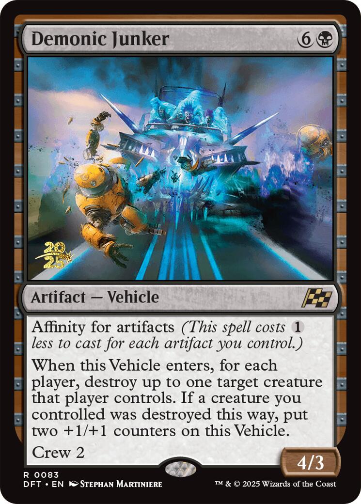 Demonic Junker [Aetherdrift Prerelease Promos] | Total Play