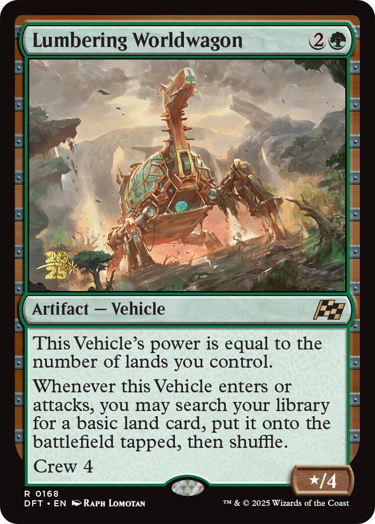 Lumbering Worldwagon [Aetherdrift Prerelease Promos] | Total Play