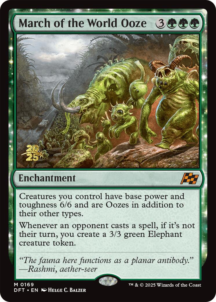 March of the World Ooze [Aetherdrift Prerelease Promos] | Total Play