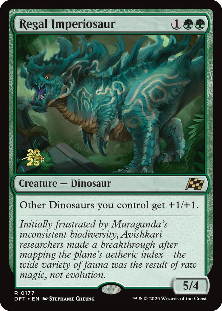 Regal Imperiosaur [Aetherdrift Prerelease Promos] | Total Play