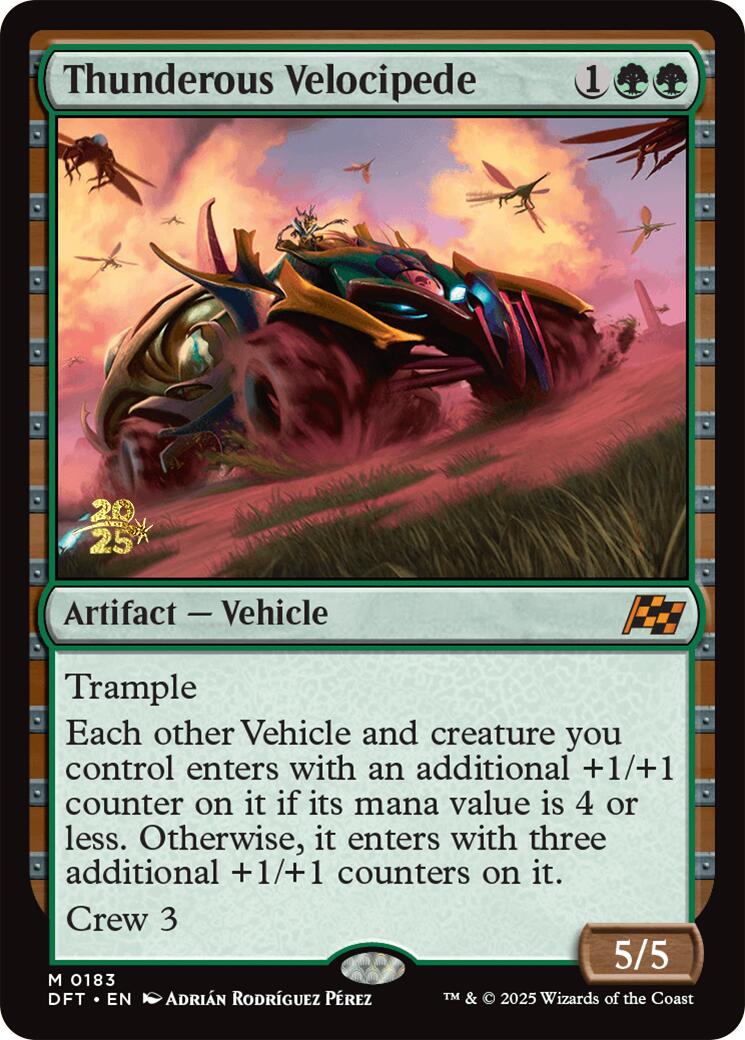 Thunderous Velocipede [Aetherdrift Prerelease Promos] | Total Play