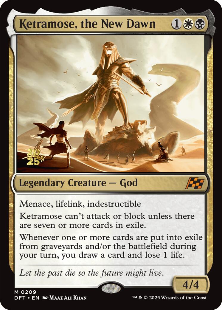 Ketramose, the New Dawn [Aetherdrift Prerelease Promos] | Total Play