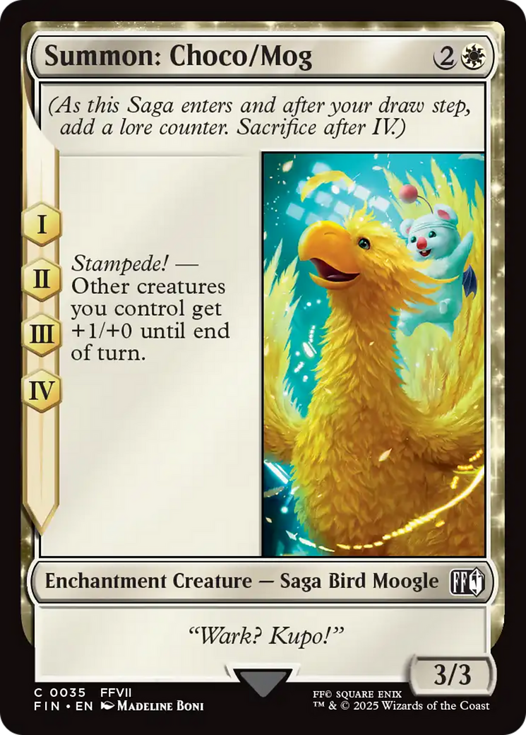 Summon: Choco/Mog [FINAL FANTASY] | Total Play