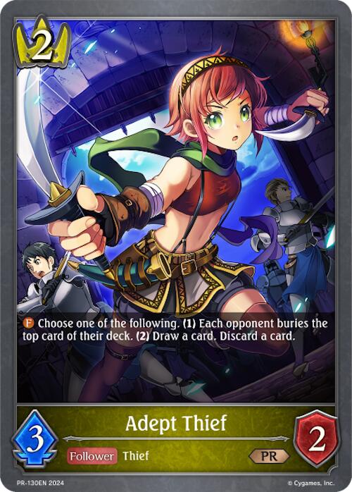 Adept Thief (PR-130EN) [Promotional Cards] | Total Play