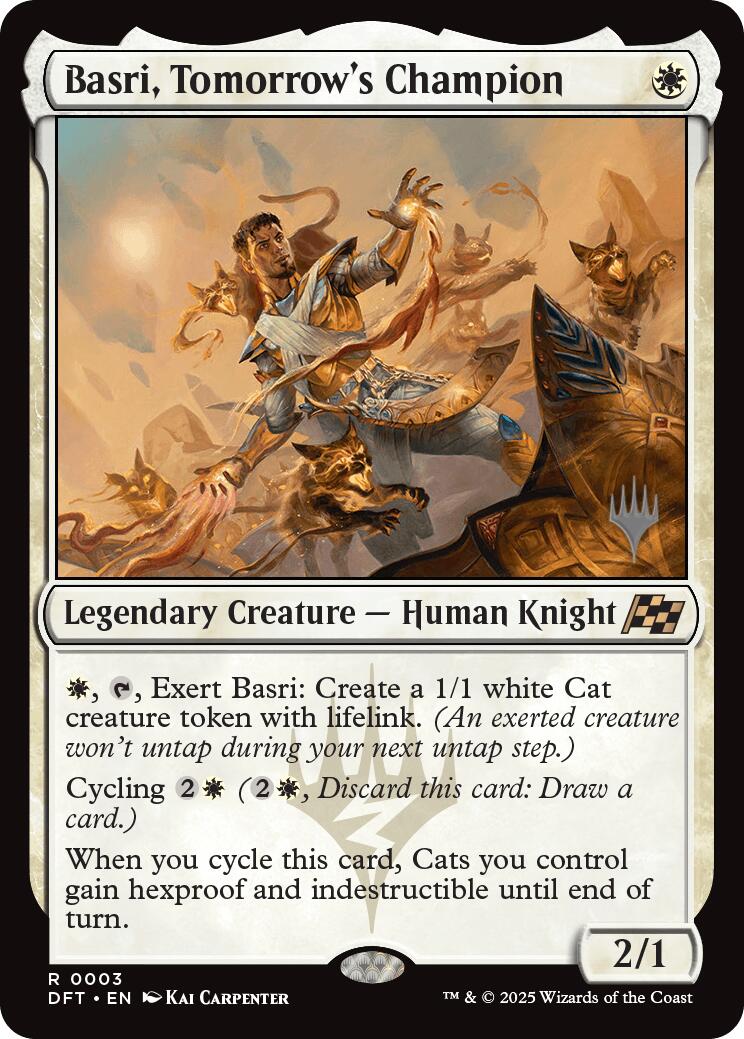 Basri, Tomorrow's Champion [Aetherdrift Promos] | Total Play