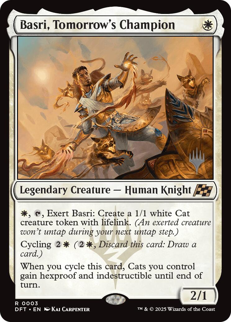 Basri, Tomorrow's Champion (Promo Pack) [Aetherdrift Promos] | Total Play