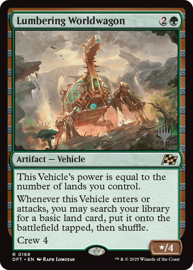 Lumbering Worldwagon [Aetherdrift Promos] | Total Play