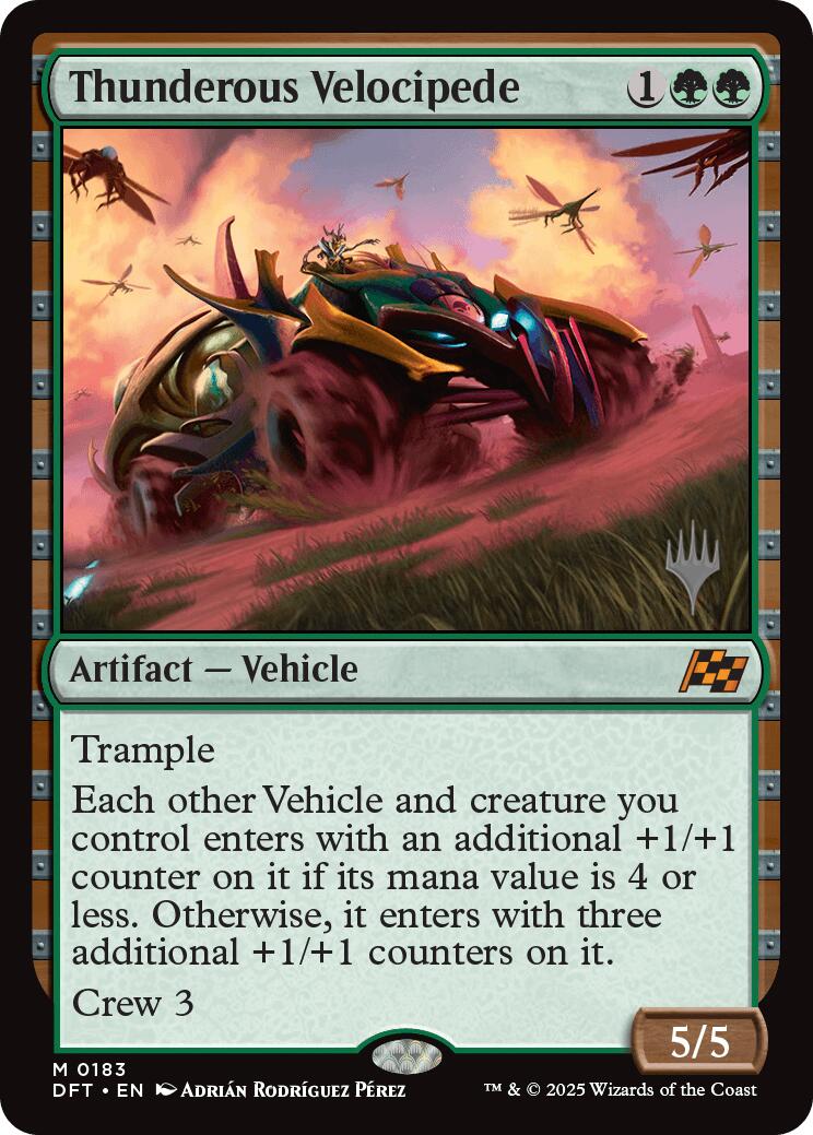 Thunderous Velocipede (Promo Pack) [Aetherdrift Promos] | Total Play
