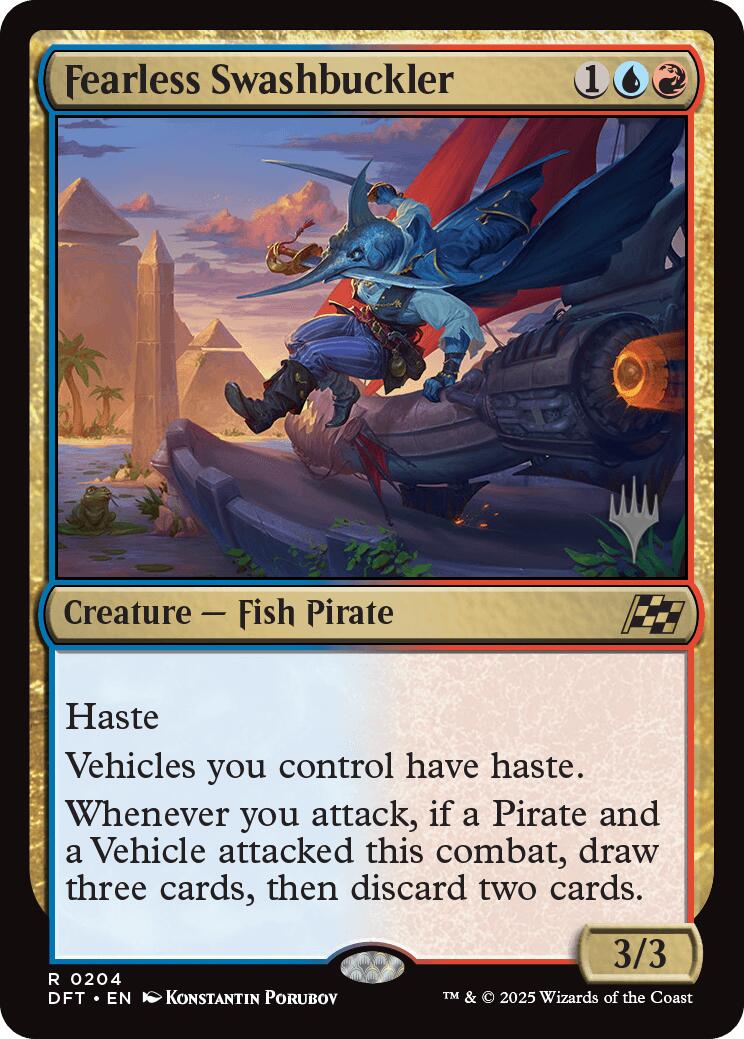 Fearless Swashbuckler [Aetherdrift Promos] | Total Play