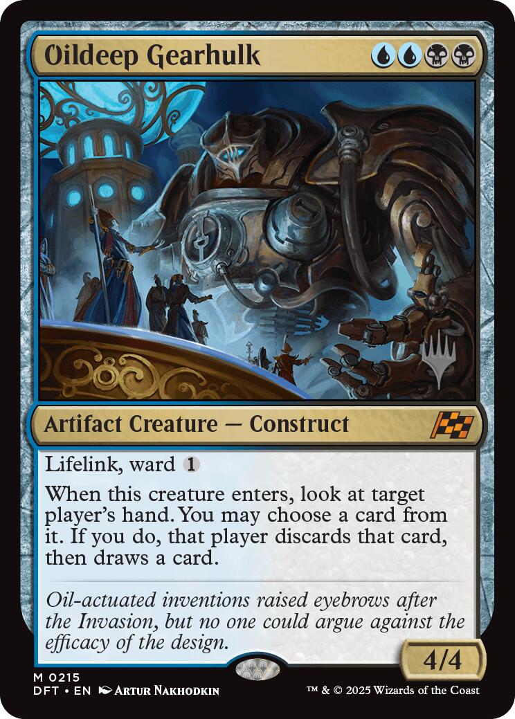 Oildeep Gearhulk (Promo Pack) [Aetherdrift Promos] | Total Play