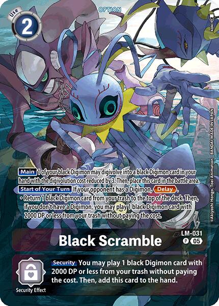 Black Scramble [LM-031] (Alternate Art) [Starter Deck: Protector of Light] | Total Play