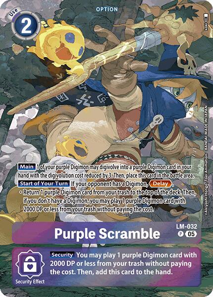 Purple Scramble [LM-032] (Alternate Art) [Starter Deck: Protector of Light] | Total Play