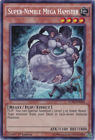 Super-Nimble Mega Hamster [LC5D-EN226] Secret Rare | Total Play