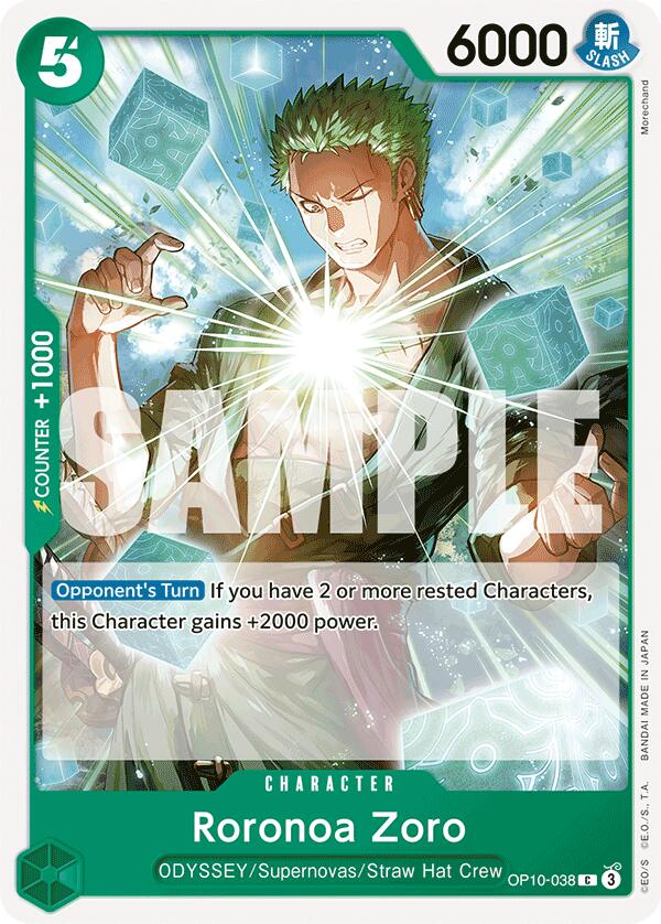 Roronoa Zoro (038) [Royal Blood] | Total Play