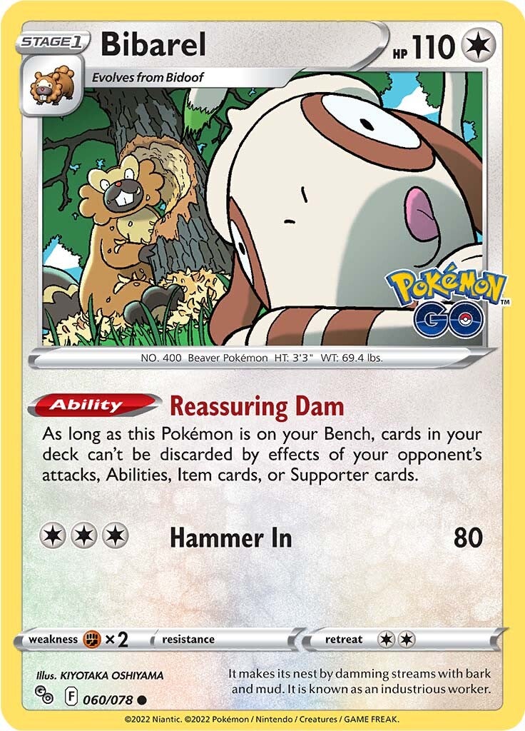 Bibarel (060/078) [Pokémon GO] | Total Play