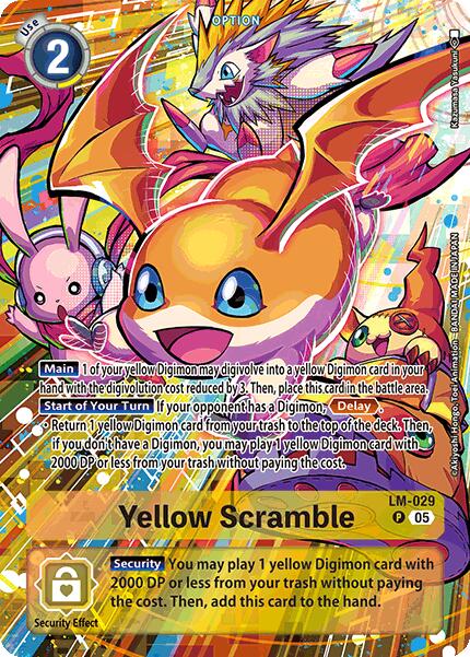 Yellow Scramble [LM-029] (Alternate Art) [Starter Deck: Hero of Hope] | Total Play