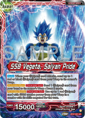 Vegeta // SSB Vegeta, Saiyan Pride (BT27-001) [History of Z] | Total Play