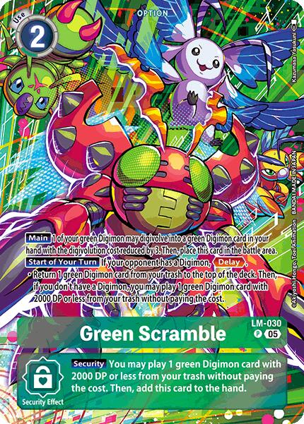 Green Scramble [LM-030] (Alternate Art) [Starter Deck: Protector of Light] | Total Play