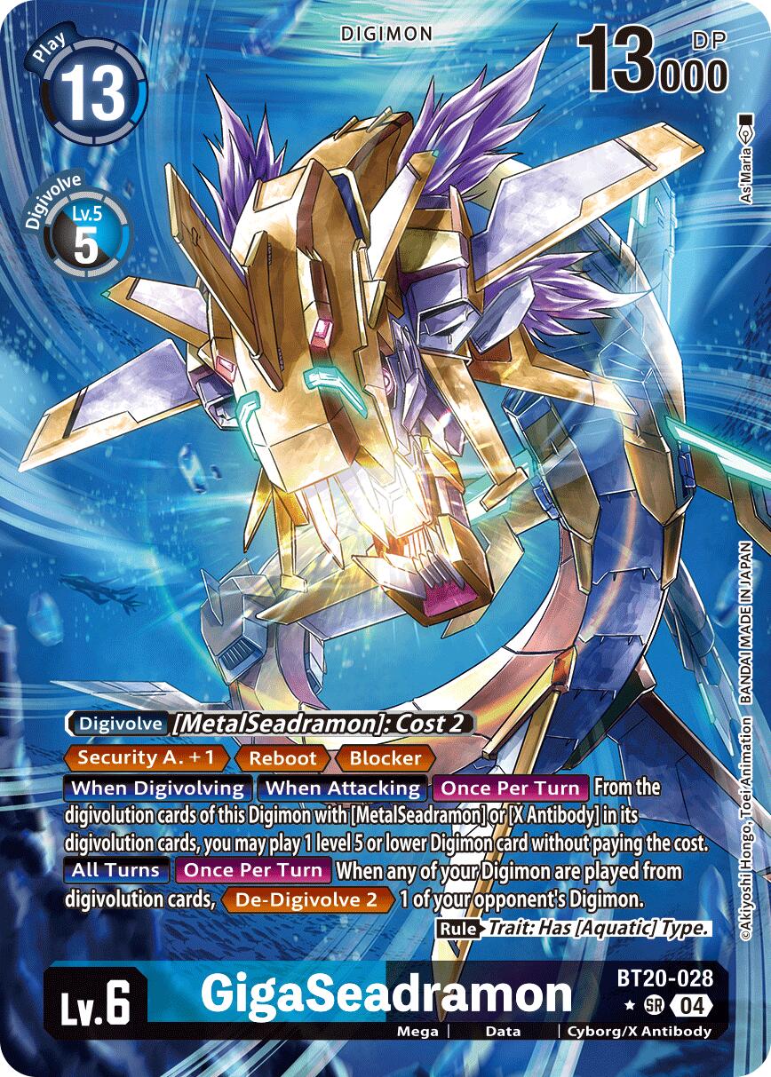 GigaSeadramon [BT20-028] (Alternate Art) [Release Special Booster Ver.2.5] | Total Play