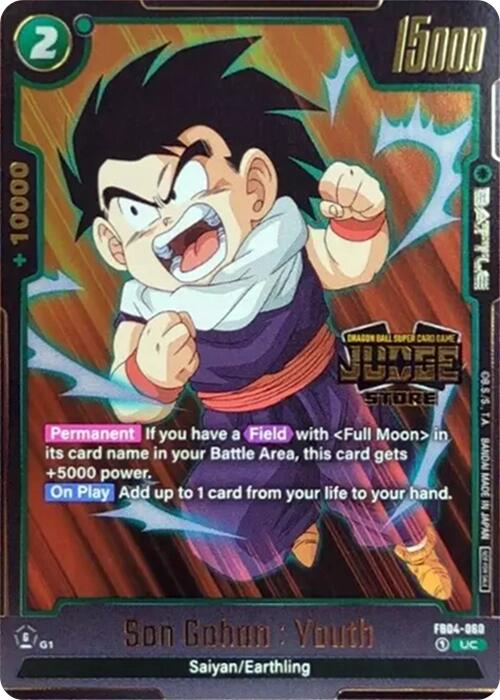 Son Gohan : Youth (Judge Pack 03) [Fusion World Tournament Cards] | Total Play