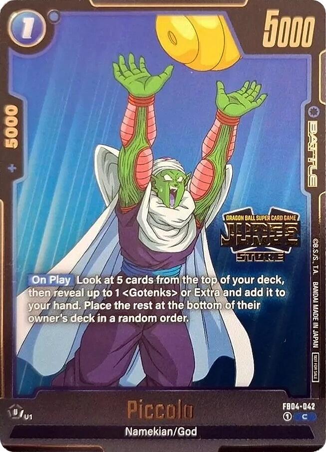 Piccolo (Judge Pack 03) [Fusion World Tournament Cards] | Total Play