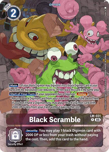 Black Scramble [LM-031] (Alternate Art) [Starter Deck: Hero of Hope] | Total Play