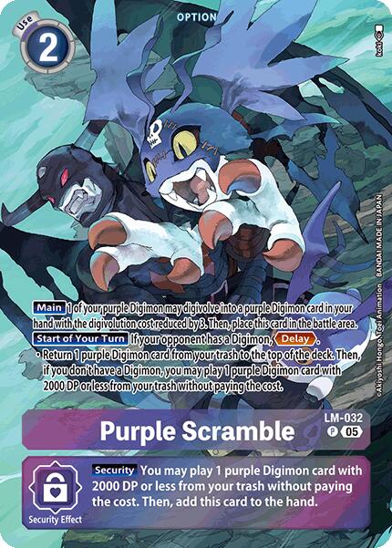 Purple Scramble [LM-032] (Alternate Art) [Starter Deck: Hero of Hope] | Total Play