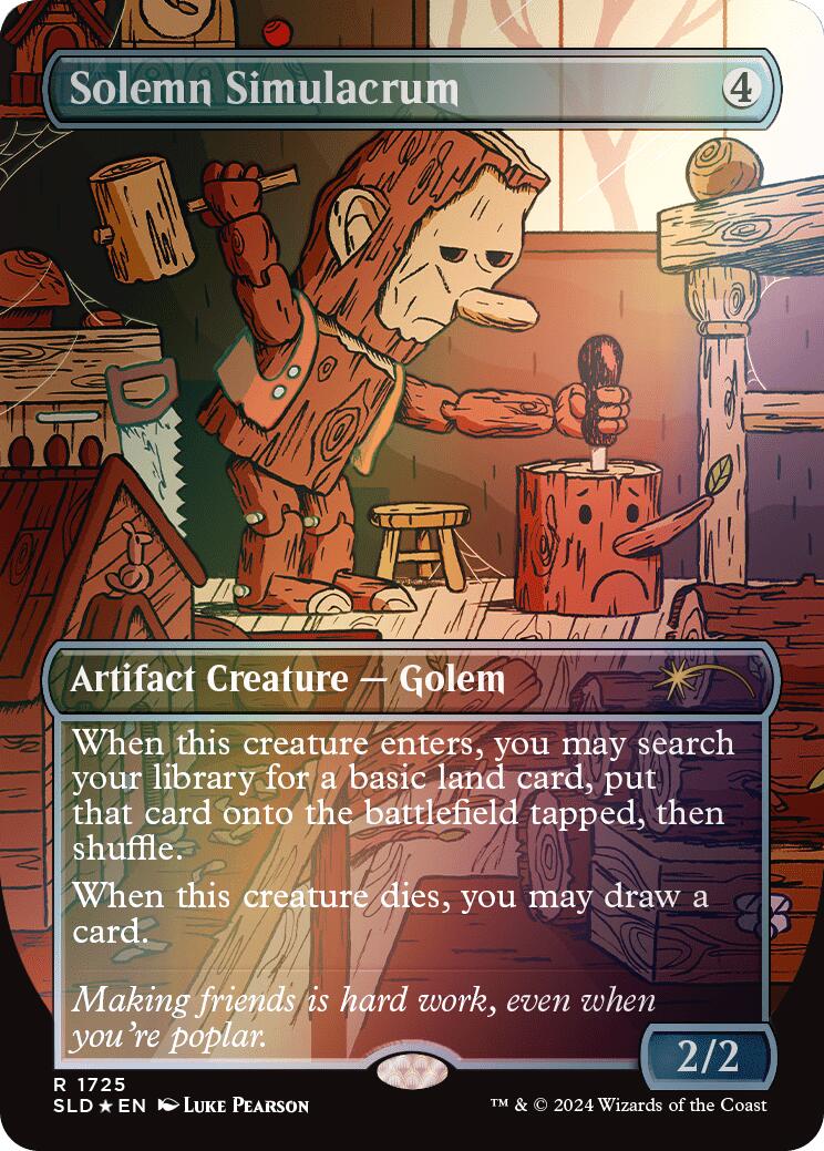 Solemn Simulacrum (1725) (Rainbow Foil) [Secret Lair Drop Series] | Total Play