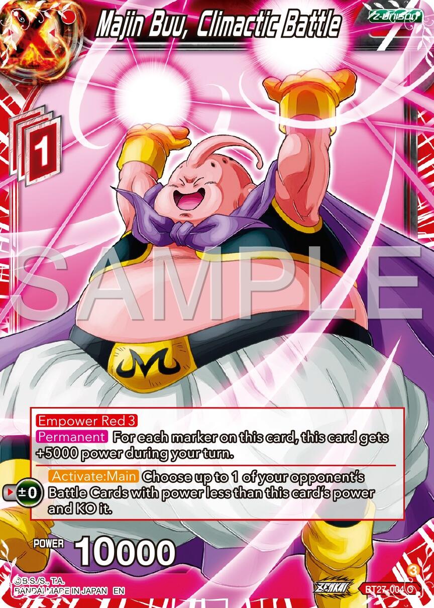 Majin Buu, Climactic Battle (BT27-004) [History of Z] | Total Play